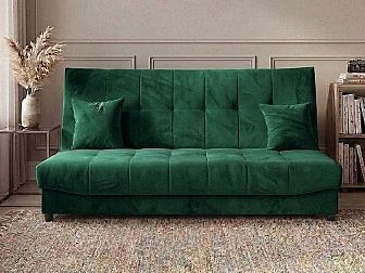 Диван Арбат БД изумрудный - фото