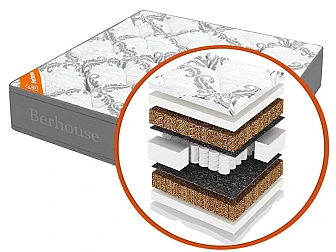 Матрас Mega кокос 20 TFK Gray Night 200х200 - фото