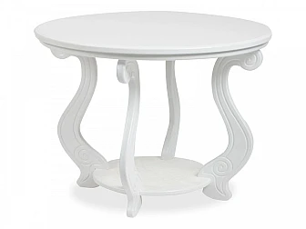 Стол журнальный Виват М мини молочный дуб - фото