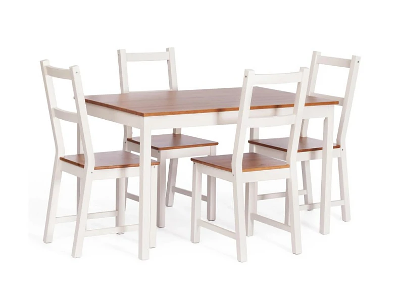Обеденный комплект Соната Sonata dining set антик/белый — фото