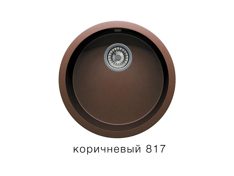 Кухонная мойка Tolero R-104 Коричневый 817 — фото
