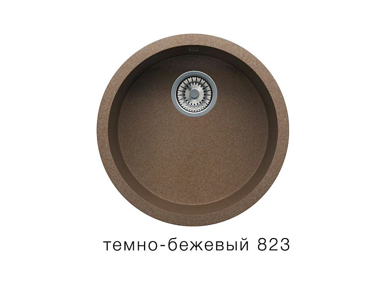 Кухонная мойка Tolero R-104 Темно-бежевый 823 — фото
