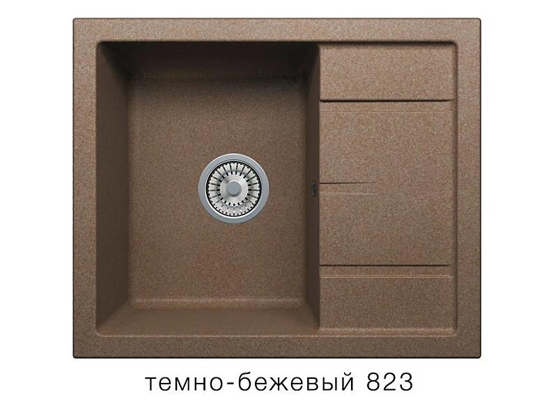 Кухонная мойка Tolero R-107 Темно-бежевый 823 — фото
