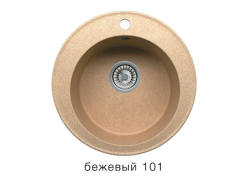 Кухонная мойка Tolero R-108 Бежевый 101 — фото