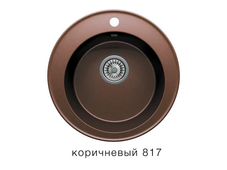 Кухонная мойка Tolero R-108 Коричневый 817 — фото