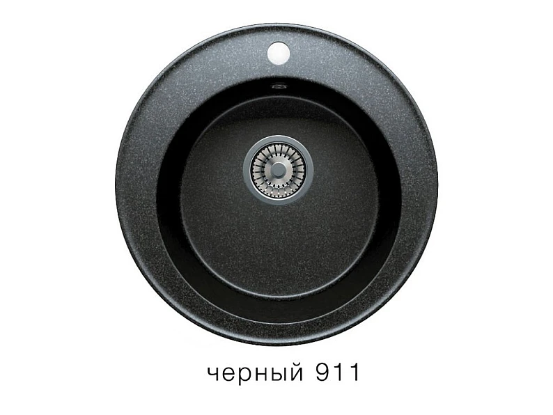 Кухонная мойка Tolero R-108 Черный 911 — фото
