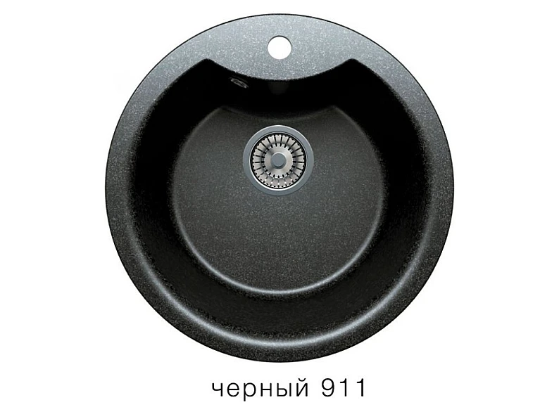 Кухонная мойка Tolero R-108E Черный 911 — фото
