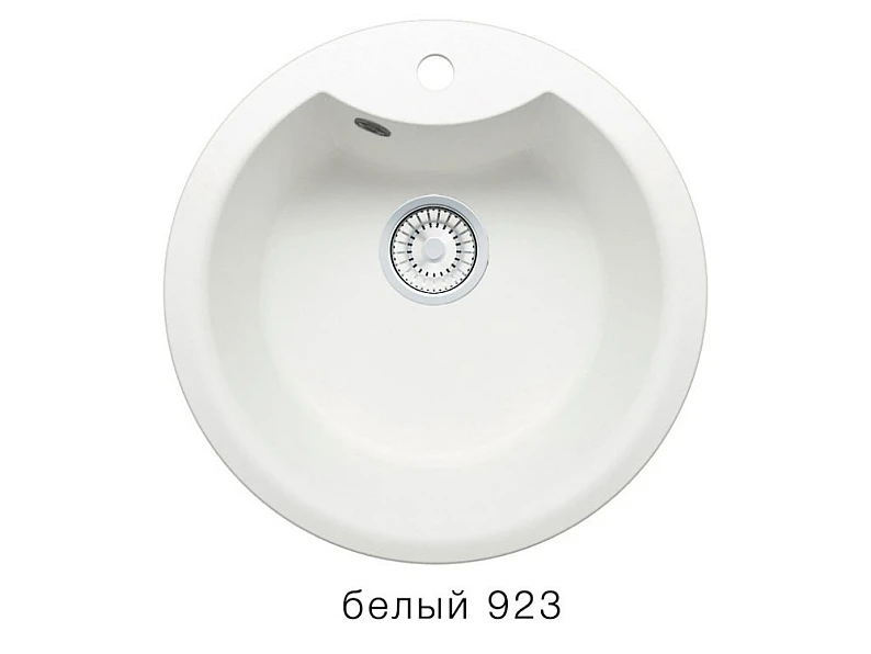 Кухонная мойка Tolero R-108E Белый 923 — фото