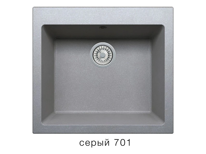 Кухонная мойка Tolero R-111 Серый 701 — фото