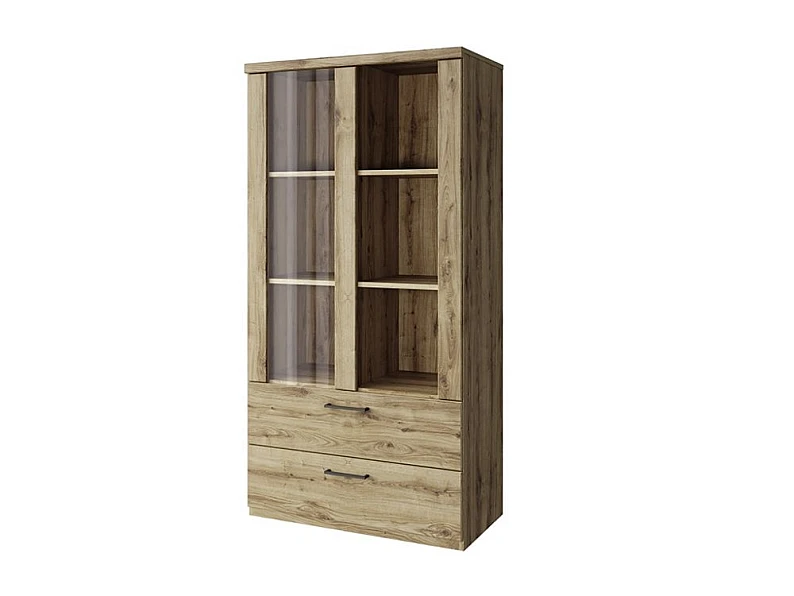 Шкаф с витриной 1V2S3N Doorset — фото
