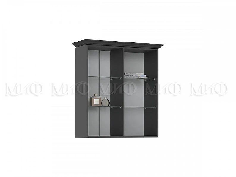 Шкаф навесной ШВС800/900 Престиж-1 Графит структурный — фото 2