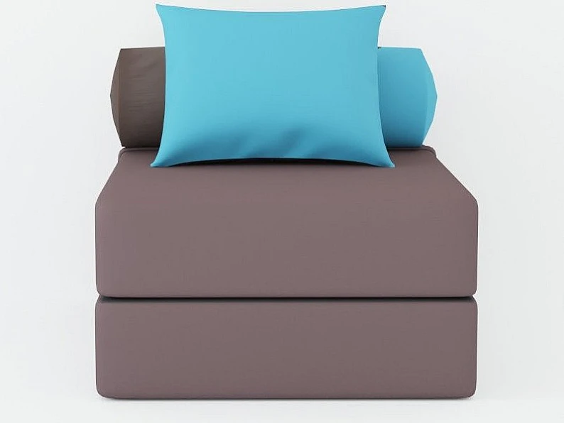 Кресло-кровать Коста Dimrose azure chocolate — фото 3