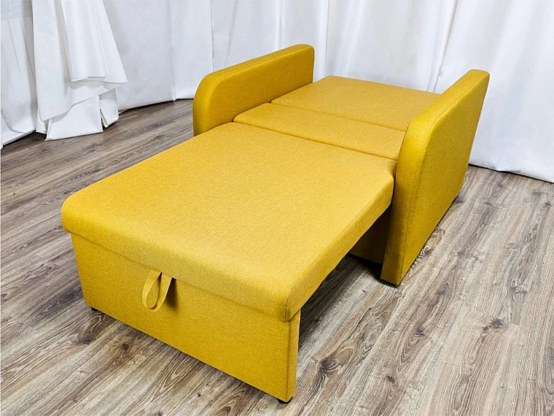 Кресло-кровать Некст Комфорт с подлокотниками Neo Yellow — фото 3