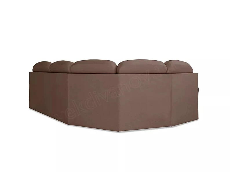 Угловой диван Квин 6 Ultra Cocoa без механизма правый — фото 4