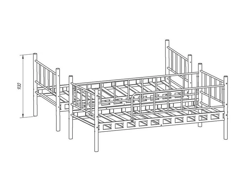 Кровать-трансформер Мальта серый с оранжевым — фото 2