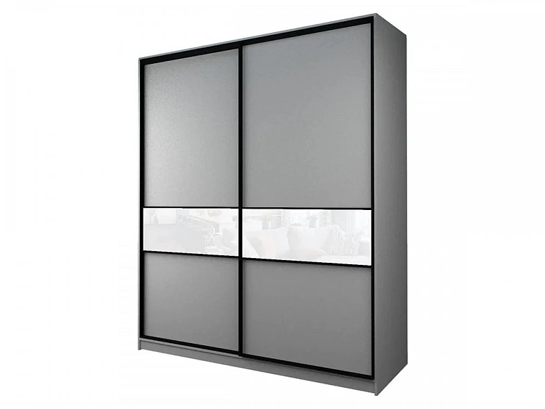 Шкаф-купе Max МШ-23-6-22/2-99 белая пленка — фото