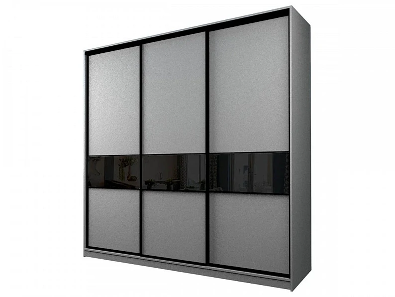 Шкаф-купе Max МШ-23-6-27-999 черная пленка — фото