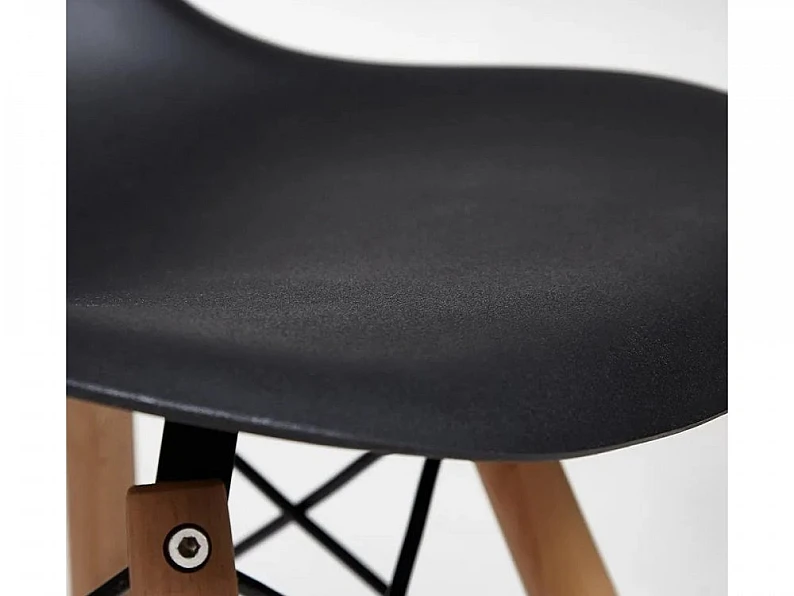 Стул барный Cindy Bar Chair mod. 80 черный — фото 2