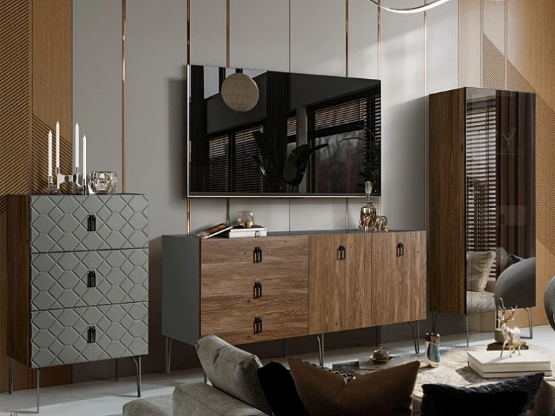 Комод для гостиной 1.6 Bogemia Wood БМКМ-4(Wo) — фото 4