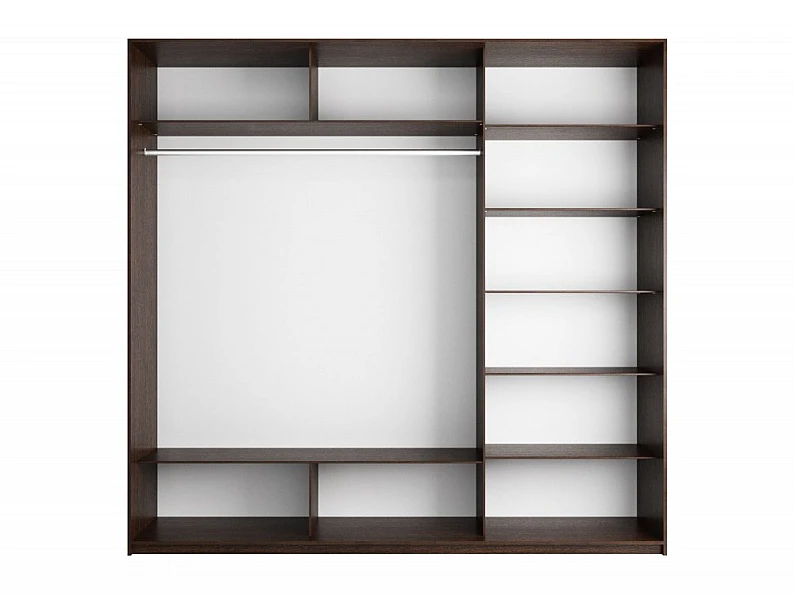 Шкаф-купе Прайм 3-х дверный 3 ДСП Венге — фото 2
