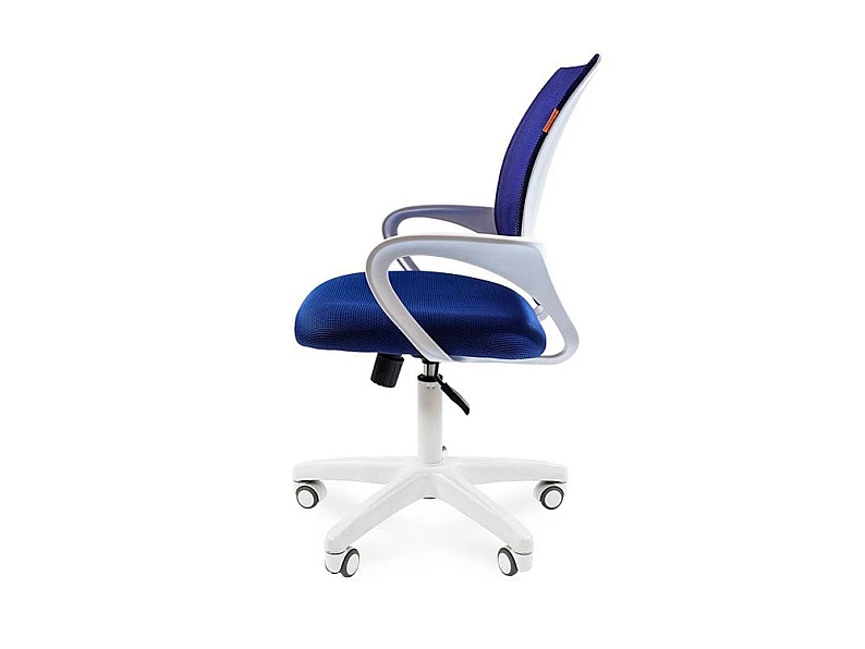 Офисное кресло Chairman 696 Россия белый пластик TW-10/TW-05 синий — фото 2