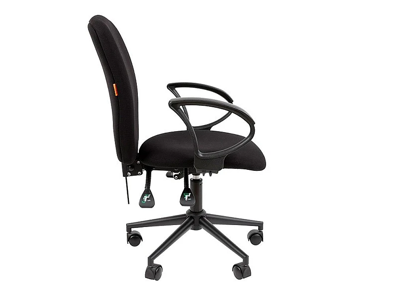 Офисное кресло Chairman 9801 Россия ткань T08 черный Black — фото 2