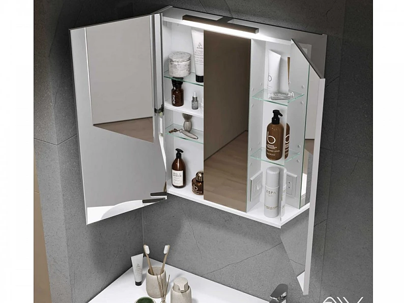 Шкаф-трюмо зеркальный Cosmetic 75 без светильника — фото
