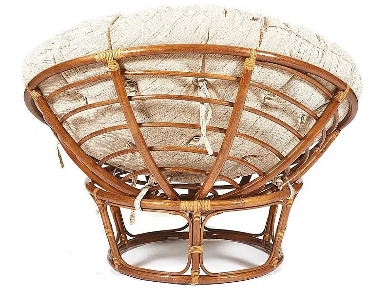 Кресло Papasan 23/01 W с подушкой Pecan, ткань Старт — фото 4