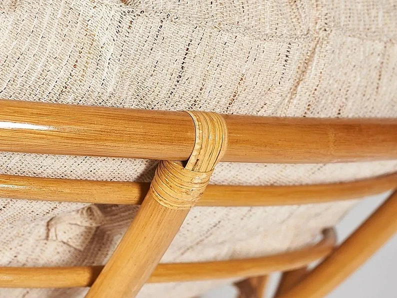 Кресло Papasan 23/01 W с подушкой Honey, ткань Старт — фото 3