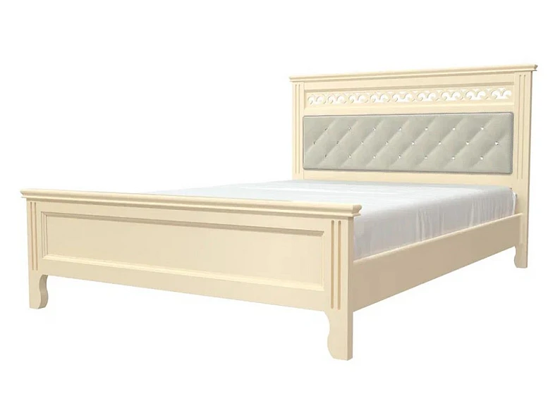 Кровать Грация 1400 Слоновая кость — фото 3