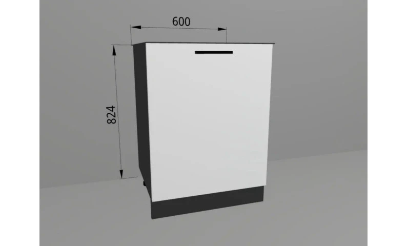 Напольный шкаф 60x82,4 см с 1 дверью для кухни Вегас — фото