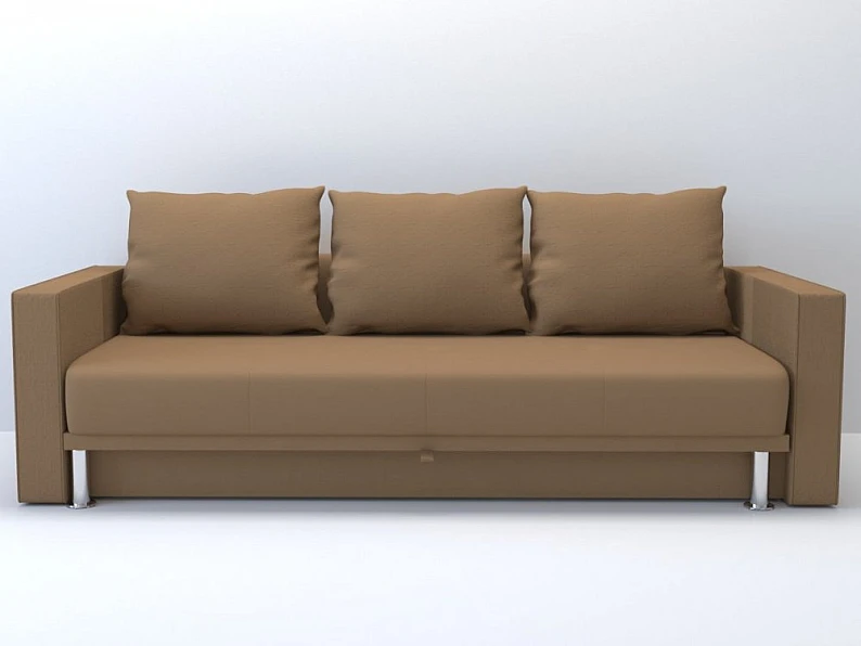 Диван-кровать Некст Комфорт с подлокотниками Neo Brown — фото