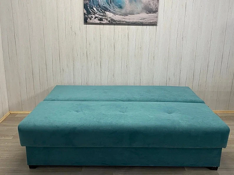 Диван Комфорт-1 НПБ велюр Luma 18, подушки Luma 8 — фото 2