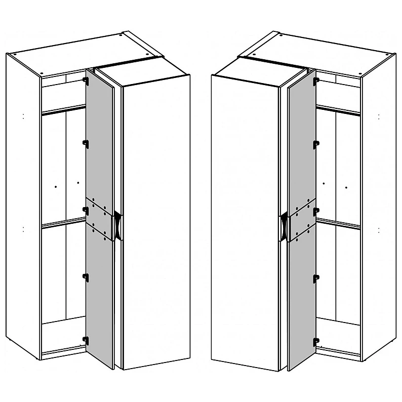 Шкаф угловой 1DG SIMPLE — фото 2