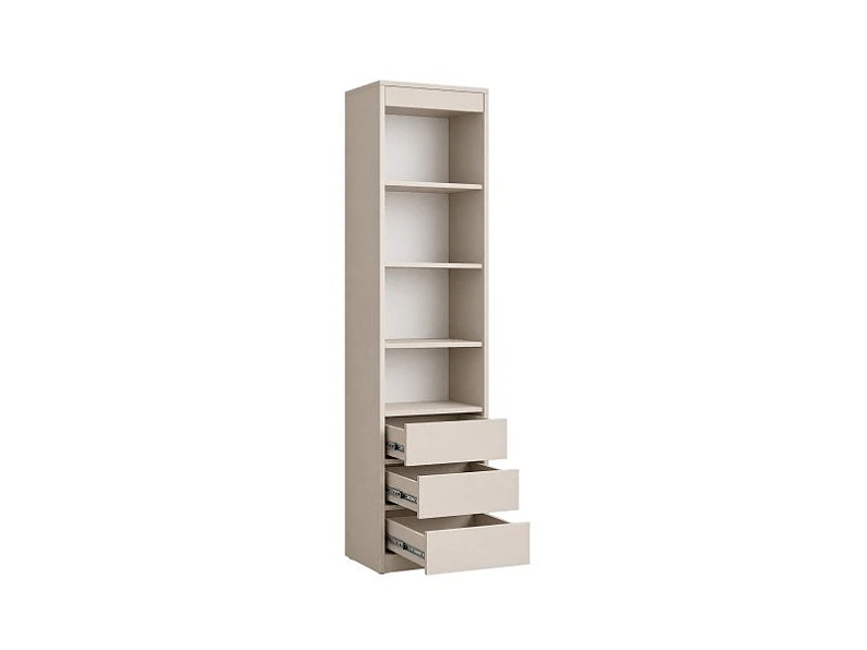 Шкаф книжный 3 ящика Бьерн 4 2200 кашемир — фото 4
